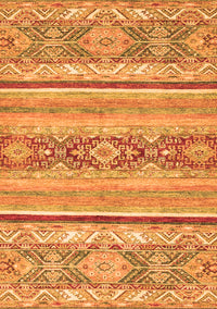 Abstract Orange Modern Rug, abs2441org