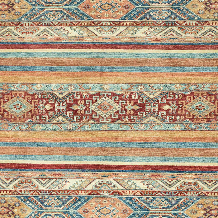 Machine Washable Abstract Gold Brown Rug, wshabs2441