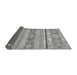 Sideview of Abstract Gray Modern Rug, abs2441gry