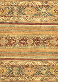 Abstract Brown Modern Rug, abs2441brn