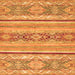 Square Abstract Orange Modern Rug, abs2441org