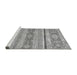 Sideview of Machine Washable Abstract Gray Modern Rug, wshabs2441gry