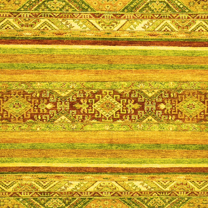 Abstract Yellow Modern Rug, abs2441yw
