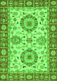 Oriental Green Traditional Rug, abs2442grn