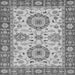 Square Oriental Gray Traditional Rug, abs2442gry