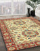 Machine Washable Abstract Red Rug in a Family Room, wshabs2442