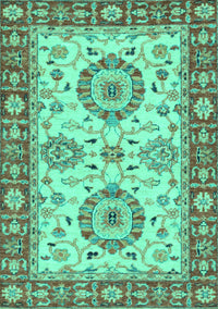 Oriental Turquoise Traditional Rug, abs2442turq