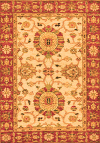 Oriental Orange Traditional Rug, abs2442org