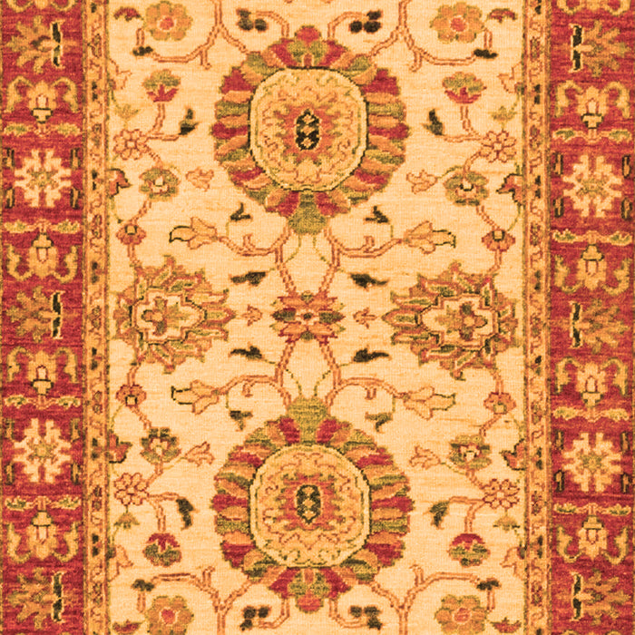 Oriental Orange Traditional Rug, abs2442org