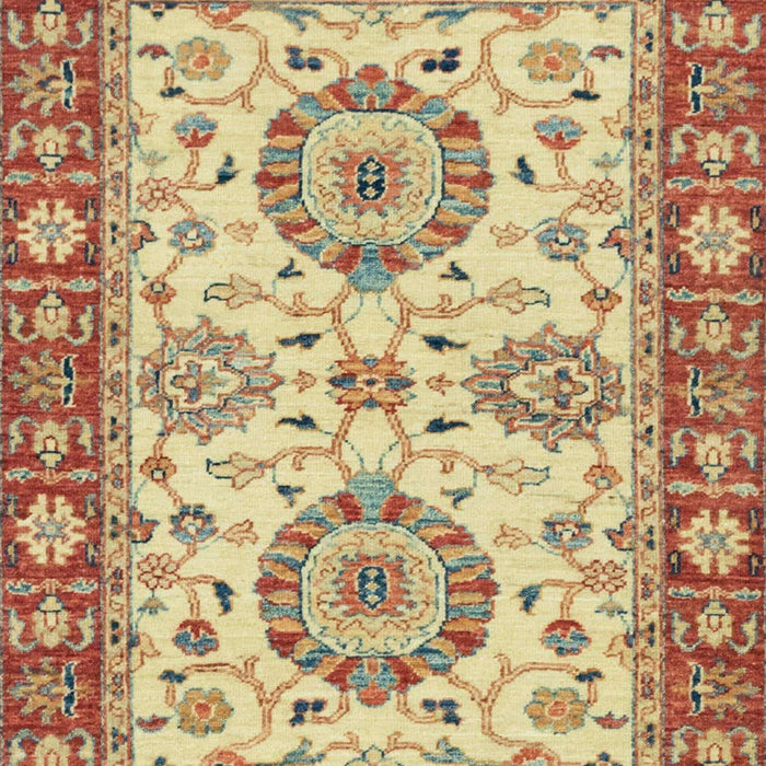 Machine Washable Abstract Red Rug, wshabs2442