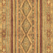 Square Machine Washable Abstract Brown Modern Rug, wshabs2443brn