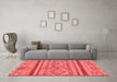 Modern Red Washable Rugs