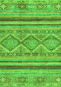 Abstract Green Modern Rug, abs2443grn