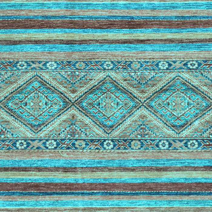 Abstract Light Blue Modern Rug, abs2443lblu