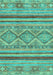 Abstract Turquoise Modern Rug, abs2443turq