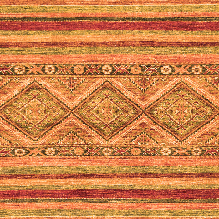 Machine Washable Abstract Orange Modern Area Rugs, wshabs2443org