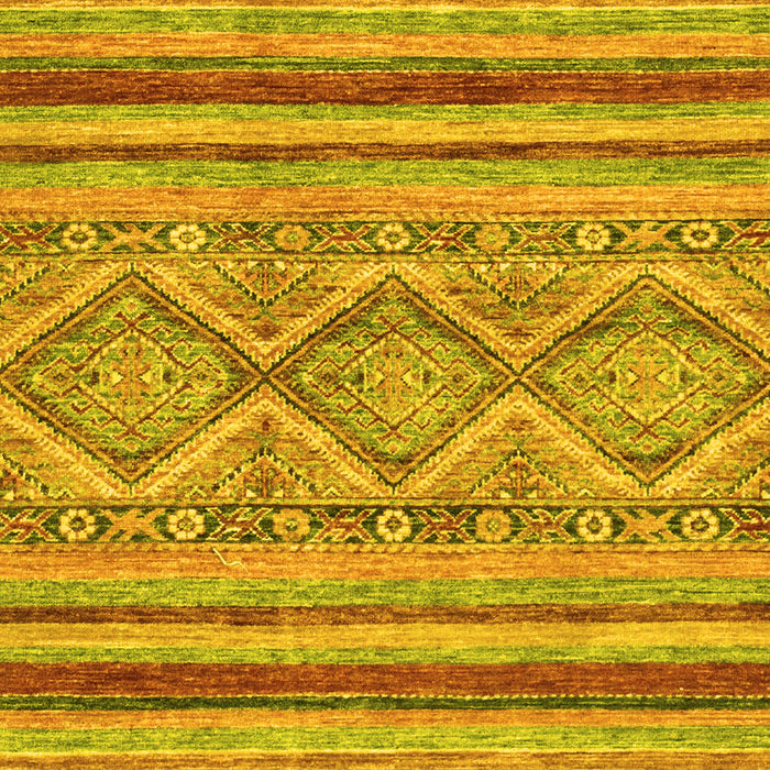 Abstract Yellow Modern Rug, abs2443yw