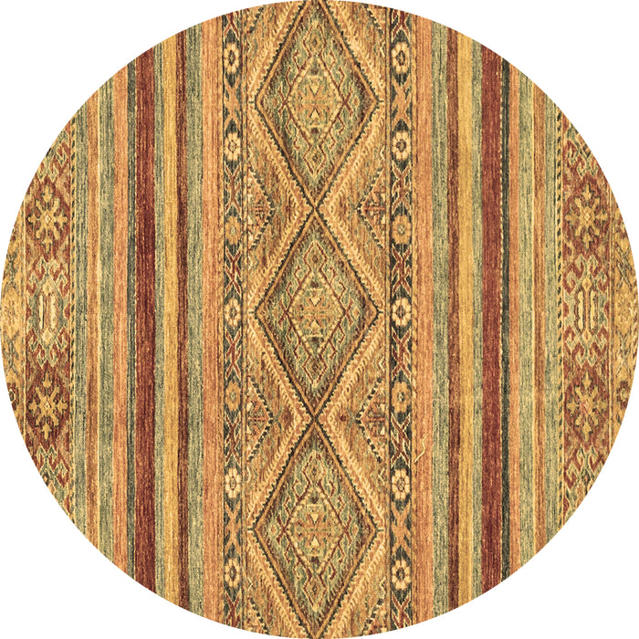 Round Machine Washable Abstract Brown Modern Rug, wshabs2443brn