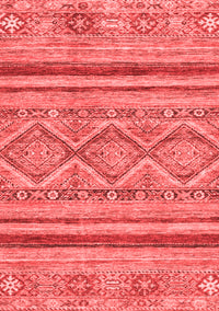 Abstract Red Modern Rug, abs2443red