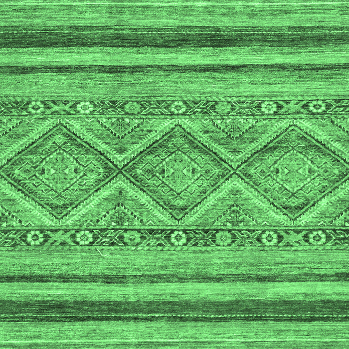 Machine Washable Abstract Emerald Green Modern Area Rugs, wshabs2443emgrn