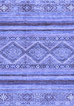 Abstract Blue Modern Rug, abs2443blu