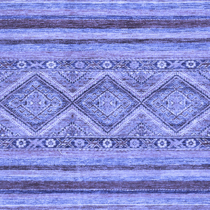 Abstract Blue Modern Rug, abs2443blu