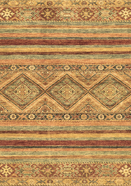 Abstract Brown Modern Rug, abs2443brn
