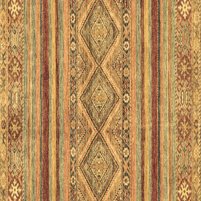 Square Abstract Brown Modern Rug, abs2443brn