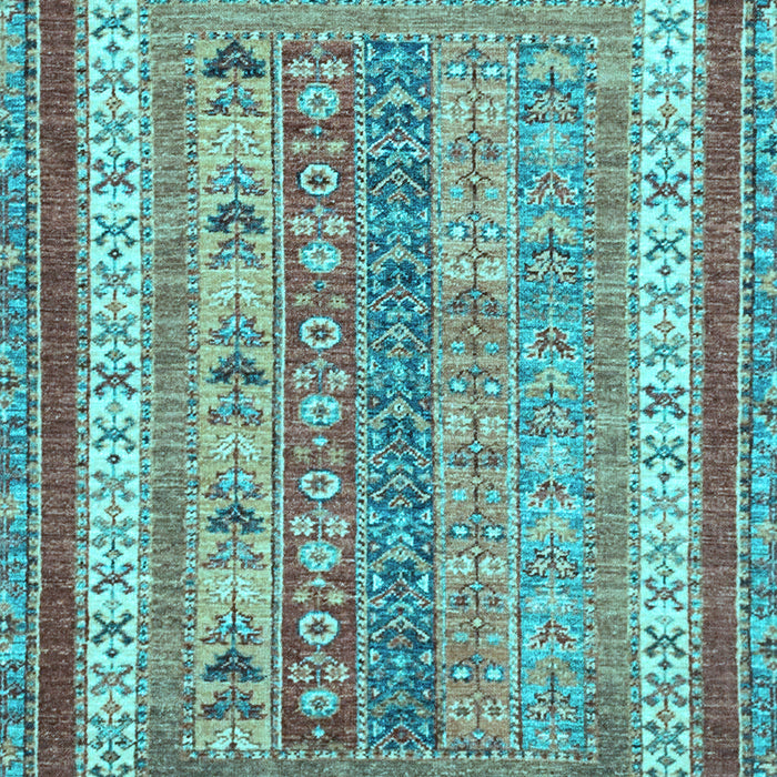 Abstract Light Blue Modern Rug, abs2444lblu