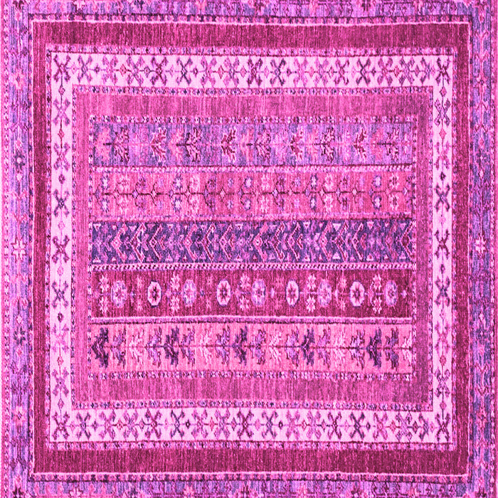 Square Abstract Pink Modern Rug, abs2444pnk