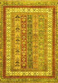 Abstract Yellow Modern Rug, abs2444yw