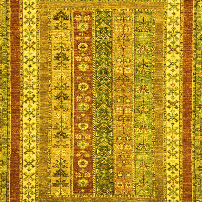 Abstract Yellow Modern Rug, abs2444yw