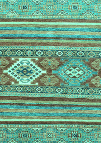 Abstract Turquoise Modern Rug, abs2445turq