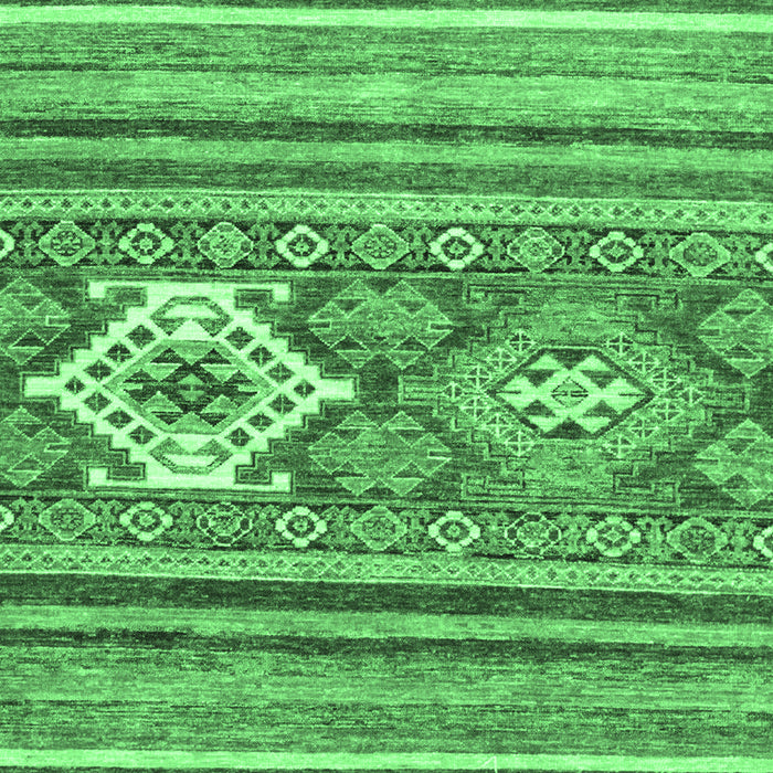 Abstract Emerald Green Modern Rug, abs2445emgrn