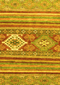 Abstract Yellow Modern Rug, abs2445yw