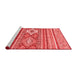 Modern Red Washable Rugs