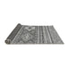 Sideview of Abstract Gray Modern Rug, abs2445gry