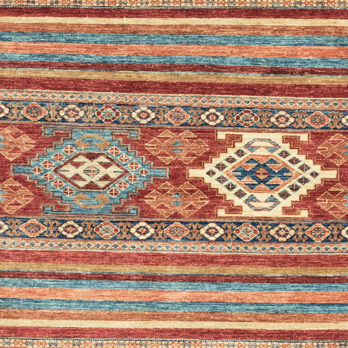 Machine Washable Abstract Dark Khaki Green Rug, wshabs2445