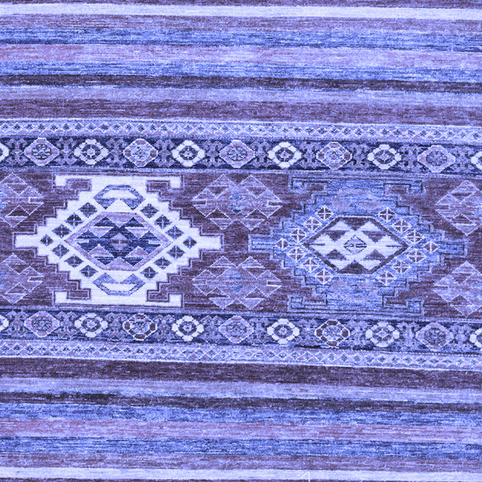 Abstract Blue Modern Rug, abs2445blu