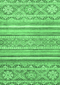 Abstract Emerald Green Modern Rug, abs2446emgrn