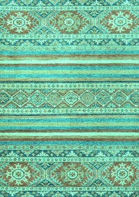 Abstract Turquoise Modern Rug, abs2446turq