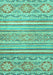 Abstract Turquoise Modern Rug, abs2446turq