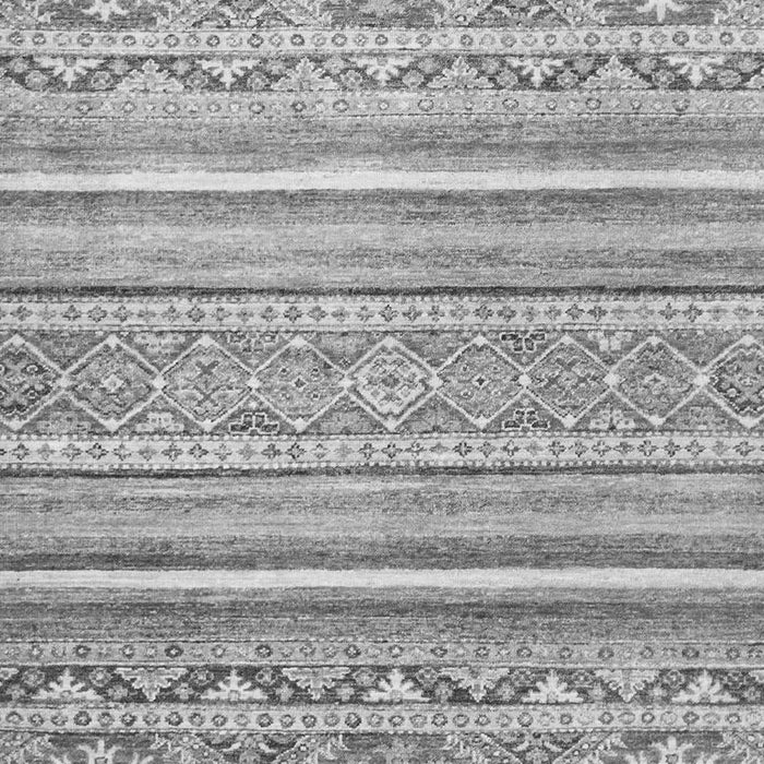 Machine Washable Abstract Gray Modern Rug, wshabs2446gry