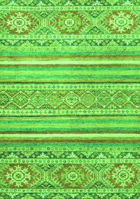 Abstract Green Modern Rug, abs2446grn