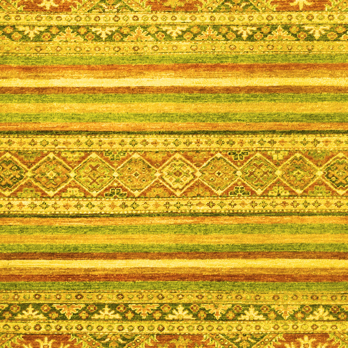 Abstract Yellow Modern Rug, abs2446yw