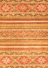 Abstract Orange Modern Rug, abs2446org