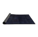 Sideview of Abstract Blue Modern Rug, abs2447