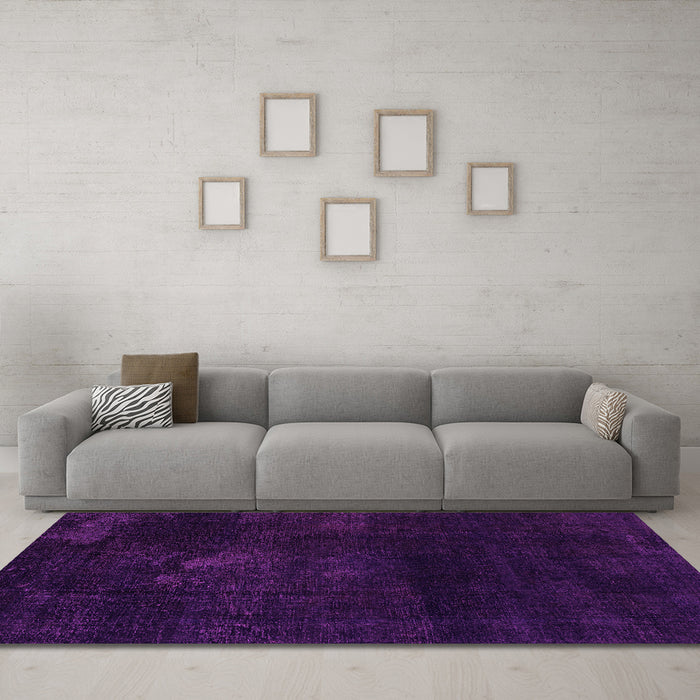 Machine Washable Abstract Pink Modern Rug in a Living Room, wshabs2447pnk