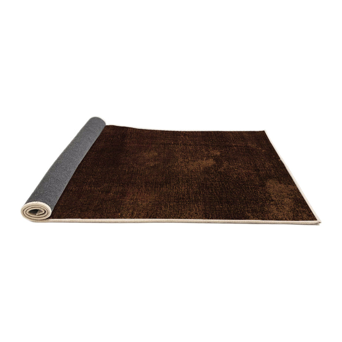 Sideview of Abstract Orange Modern Rug, abs2447org