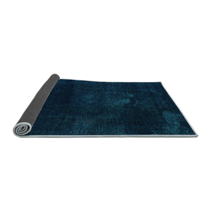 Sideview of Abstract Light Blue Modern Rug, abs2447lblu